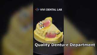 Dentaduras postizas de calidad de laboratorio dental VIVI rápidas